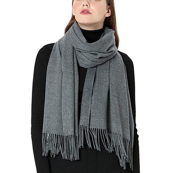 Accessories - Gray cashmere scarf BRAND NEW
